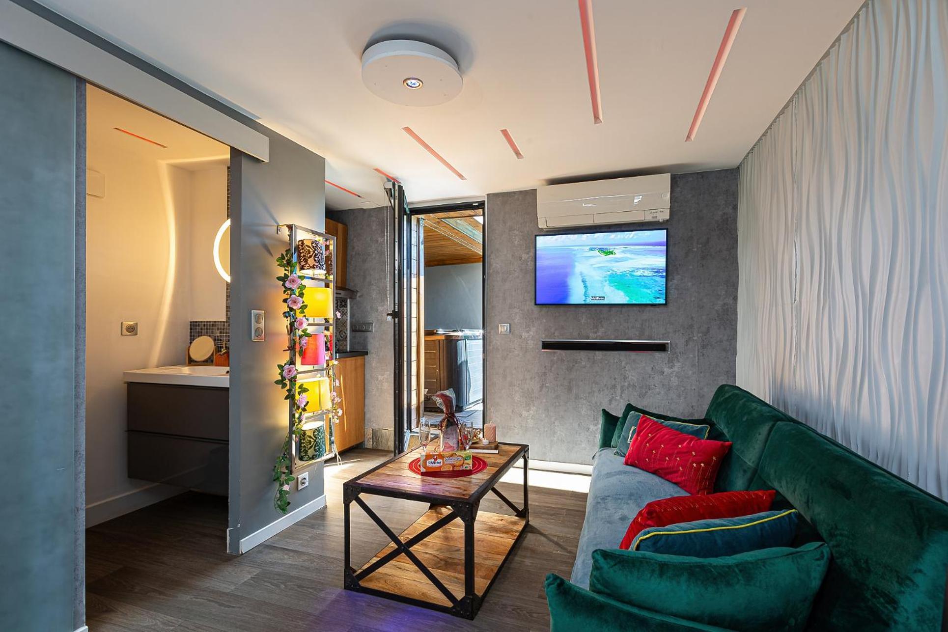 Gites Spa Strasbourg - Studio Romantique, Jacuzzi, Sauna, Terrasse Privee Furdenheim Exterior foto