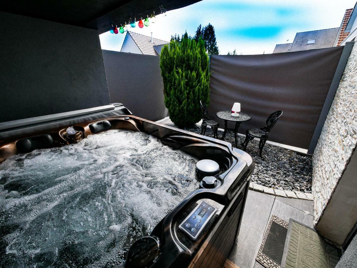 Gites Spa Strasbourg - Studio Romantique, Jacuzzi, Sauna, Terrasse Privee Furdenheim Exterior foto